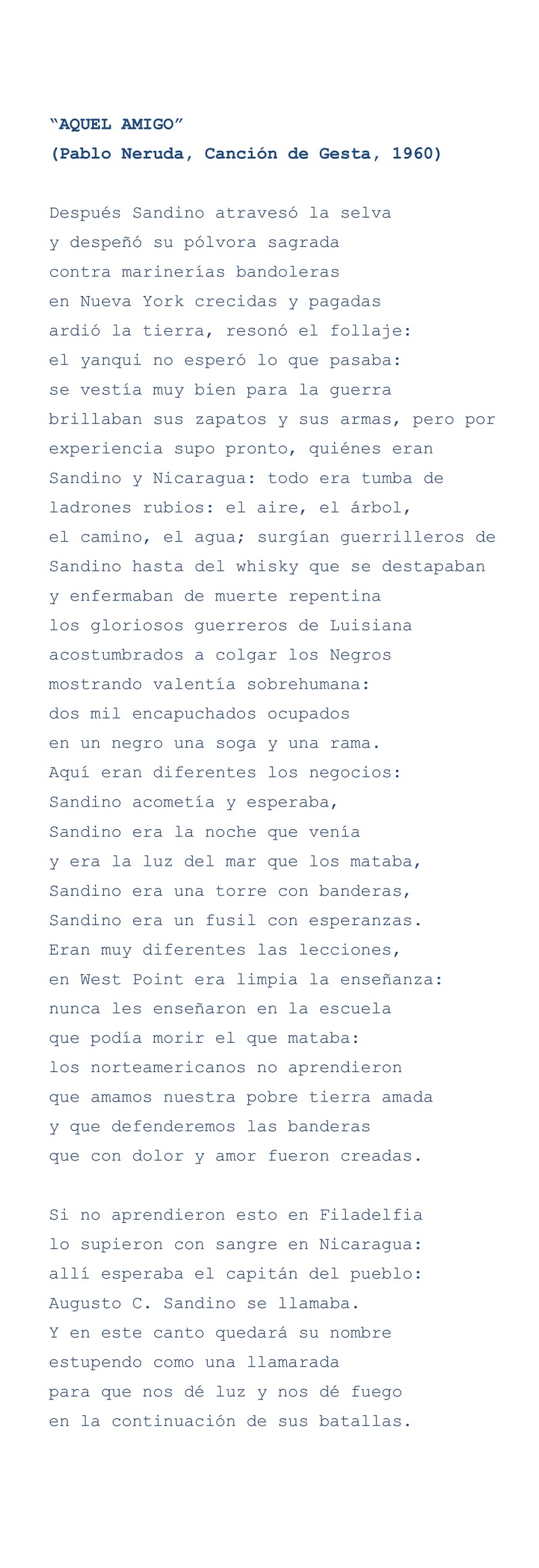 SANDINO